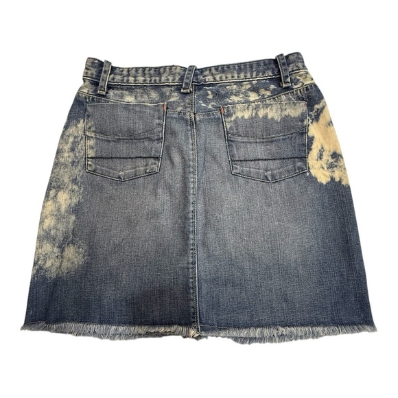 Polo Ralph Lauren Denim Jean Acid Wash Mini Skirt Size 4 - Picture 2 of 4